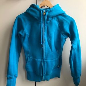 TNA blue hoodie xxs